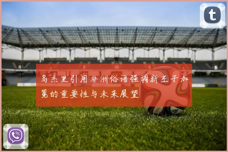 乌杰里引用非洲俗语强调新王子加冕的重要性与未来展望